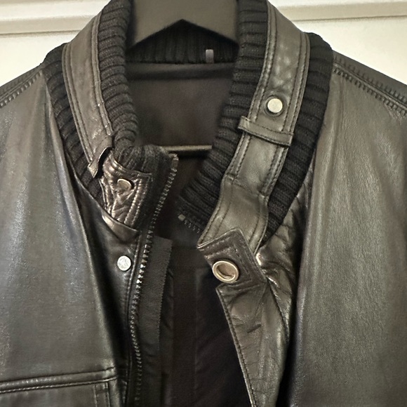 Men’s Elie Tahari 100% Real Leather Jacket XL - Picture 8 of 12